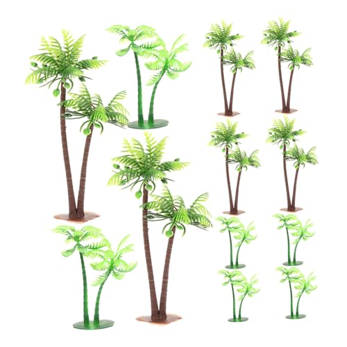 VILLFUL 12 Stück Simulierte Kleine Kokosnussbäume, Simulation Kokosnussbäume, Kokosnussbäume Für Aquarien, Kokosnussbäume, Dekoration Aus Kunststoff, DIY Zubehör, Minibäume, VILLFUL 12 Stück Simulierte Kleine Kokosnussbäume, Simulation Kokosnussbäume, Kokosnussbäume Für Aquarien, Kokosnussbäume, Dekoration Aus Kunststoff, DIY Zubehör, Minibäume, von VILLFUL