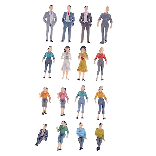 VILLFUL 16-teilige Farbmodellfiguren Mini-menschenmodelle Mikro-landschaftsdekore Für Heimwerkerarbeiten Und Sandtisch-zubehör VILLFUL 16-teilige Farbmodellfiguren Mini-menschenmodelle Mikro-landschaftsdekore Für Heimwerkerarbeiten Und Sandtisch-zubehör von VILLFUL
