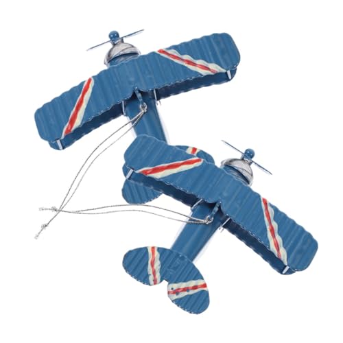 VILLFUL Vintage-flugzeugmodell Aus Metall Für Dekoration Doppeldeckermodell Klein Retro-flugzeugornament Für Schreibtisch Wohnzimmer Schlafzimmer VILLFUL Vintage-flugzeugmodell Aus Metall Für Dekoration Doppeldeckermodell Klein Retro-flugzeugornament Für Schreibtisch Wohnzimmer Schlafzimmer von VILLFUL