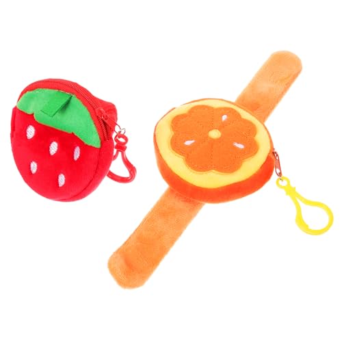 VILLFUL 2 Stück Erdbeer Pop Slap Armbänder Obst Slap Bänder Mit Münzkammer Wechselarmbänder Für Kinder Party-Slap-bänder Süße Für Kinder VILLFUL 2 Stück Erdbeer Pop Slap Armbänder Obst Slap Bänder Mit Münzkammer Wechselarmbänder Für Kinder Party-Slap-bänder Süße Für Kinder von VILLFUL