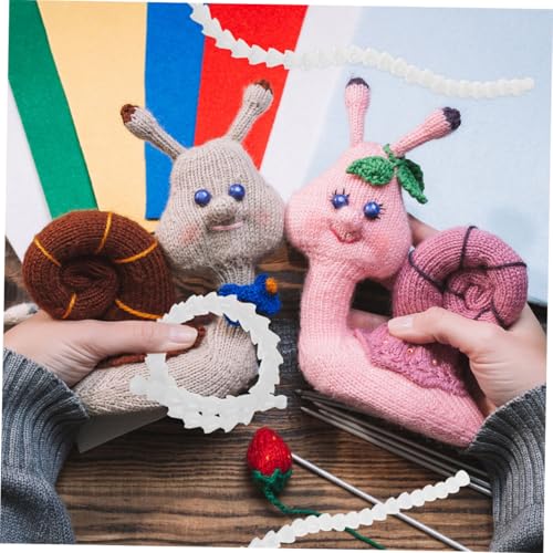 VILLFUL 2 Stück Teiliges Puppenskelett aus Leichtem Kunststoff Geräuschloses Flexibles Gelenkgestell für Plüschtiere Bewegliche Glieder für DIY Kuscheltierskelett Schlangen und Bärfiguren von VILLFUL
