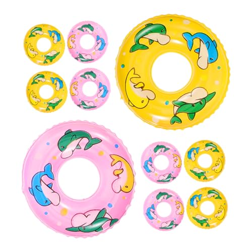 VILLFUL 20 Stück Mini Schwimmring Deko Teilig Lustige Schwimmringe für Puppenhäuser Cartoon Designs Rosa und Gelb Fotodekoration VILLFUL 20 Stück Mini Schwimmring Deko Teilig Lustige Schwimmringe für Puppenhäuser Cartoon Designs Rosa und Gelb Fotodekoration von VILLFUL