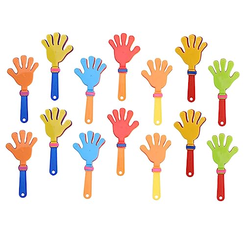 VILLFUL 20 Stück Teiliges Bunte Handklapper aus Kunststoff Leichtes Klatschspielzeug für Partys Sicher und Kompakt als Stimmungsmacher für Geburtstage Halloween und Zufällige Farbe VILLFUL 20 Stück Teiliges Bunte Handklapper aus Kunststoff Leichtes Klatschspielzeug für Partys Sicher und Kompakt als Stimmungsmacher für Geburtstage Halloween und Zufällige Farbe von VILLFUL