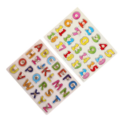 VILLFUL 2Satz Montessori Holzformpuzzle Teiliges Alphabet und Zahlenrätsel für Kleinkinder Lehrreiche Steckpuzzles zur Hand Koordination und Kreativität VILLFUL 2Satz Montessori Holzformpuzzle Teiliges Alphabet und Zahlenrätsel für Kleinkinder Lehrreiche Steckpuzzles zur Hand Koordination und Kreativität von VILLFUL