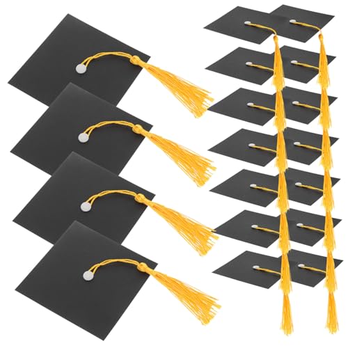 VILLFUL 30 Stück Abschlussdekoration, Flaschenornamente Für Abschlussfeiern, Mini Abschlusshut, Flaschenaufsatz Für Abschlussweinflaschen, Kleine Flaschenhüte, Abschlusshut, VILLFUL 30 Stück Abschlussdekoration, Flaschenornamente Für Abschlussfeiern, Mini Abschlusshut, Flaschenaufsatz Für Abschlussweinflaschen, Kleine Flaschenhüte, Abschlusshut, von VILLFUL