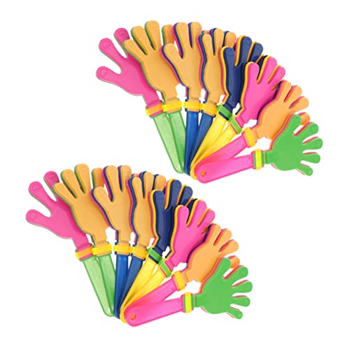VILLFUL 36 Stück Klöppelspielzeug, Wiederverwendbare Handklöppel, Feierklöppel, Klöppelhände, Kinder, Jubel Requisite, Party Handklöppel, Kunststoff Handklöppel, Handklöppel, Krachmacher, VILLFUL 36 Stück Klöppelspielzeug, Wiederverwendbare Handklöppel, Feierklöppel, Klöppelhände, Kinder, Jubel Requisite, Party Handklöppel, Kunststoff Handklöppel, Handklöppel, Krachmacher, von VILLFUL