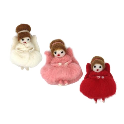 VILLFUL 3stücke Handgefertigte Nadel Gefilzt Puppe DIY Nadel Filzen Puppe Wolle Filz Mädchen Ornament Mädchen Figur DIY Anhänger Figurine Für VILLFUL 3stücke Handgefertigte Nadel Gefilzt Puppe DIY Nadel Filzen Puppe Wolle Filz Mädchen Ornament Mädchen Figur DIY Anhänger Figurine Für von VILLFUL