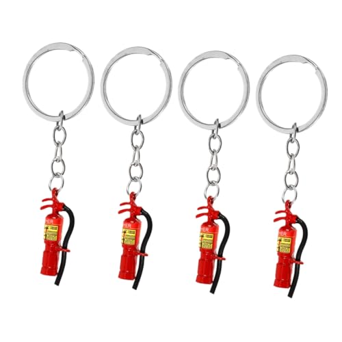 VILLFUL 4 Stück Feuerwehr Schlüsselanhänger Aus Legierung, Schlüsselanhänger, Taschendekor, Legierung, Feuerwehrmann Schlüsselanhänger, Hängende Requisite, Schultasche, Schlüsselring VILLFUL 4 Stück Feuerwehr Schlüsselanhänger Aus Legierung, Schlüsselanhänger, Taschendekor, Legierung, Feuerwehrmann Schlüsselanhänger, Hängende Requisite, Schultasche, Schlüsselring von VILLFUL