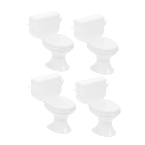 VILLFUL 4 Stück Mini Toiletten Kuchen Topper Lustige Badezimmer Dekoration für Junggesellinnenabschiede und Themenpartys Puppenhaus Zubehör für Kreative Feiern VILLFUL 4 Stück Mini Toiletten Kuchen Topper Lustige Badezimmer Dekoration für Junggesellinnenabschiede und Themenpartys Puppenhaus Zubehör für Kreative Feiern von VILLFUL