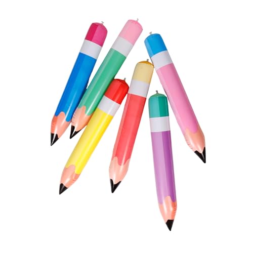 VILLFUL 6 Stück Aufblasbarer Bleistift, Aufblasbares Spielzeug, Dekorative Buntstift Requisiten, Bleistift, Aufblasbares Schul Motto, Geburtstags Requisite, Party Zubehör, Aufblasbare VILLFUL 6 Stück Aufblasbarer Bleistift, Aufblasbares Spielzeug, Dekorative Buntstift Requisiten, Bleistift, Aufblasbares Schul Motto, Geburtstags Requisite, Party Zubehör, Aufblasbare von VILLFUL