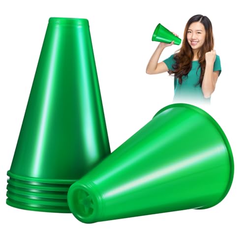 VILLFUL 6 Stück Teiliges Cheer Megaphones aus Robustem Kunststoff Lauter Sound Helle Farbe Wiederverwendbar Vielseitig für Party Sportveranstaltungen und Rallyes Einfache Handhabung ohne VILLFUL 6 Stück Teiliges Cheer Megaphones aus Robustem Kunststoff Lauter Sound Helle Farbe Wiederverwendbar Vielseitig für Party Sportveranstaltungen und Rallyes Einfache Handhabung ohne von VILLFUL
