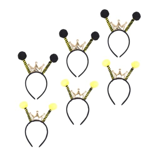VILLFUL 6 Stück Teiliges Tier Antennen Kostüm Stirnband Originelles Kopfschmuck Accessoire für Karneval Festival und Party Robustes Material Formstabil Detailreich Verarbeitet von VILLFUL
