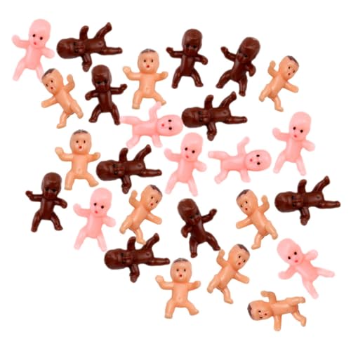 VILLFUL 60 Stück Mini Kunststoffbabypuppen Farben für Babyparty Dekorationen Badespielzeug DIY Basteln und Realistische Miniaturfiguren für Kreative Anlässe VILLFUL 60 Stück Mini Kunststoffbabypuppen Farben für Babyparty Dekorationen Badespielzeug DIY Basteln und Realistische Miniaturfiguren für Kreative Anlässe von VILLFUL