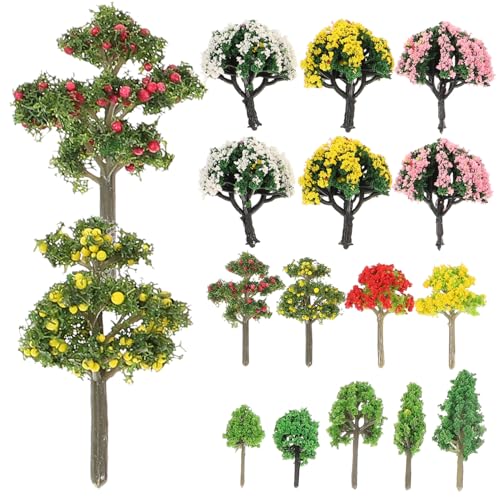 VILLFUL Mini-Baum-Set Für Modellbau Künstliche Pflanzenbäume Zum Basteln Miniatur-landschaftsdekoration Simulierte Bäume Aus Kunststoff Für Heimdekor VILLFUL Mini-Baum-Set Für Modellbau Künstliche Pflanzenbäume Zum Basteln Miniatur-landschaftsdekoration Simulierte Bäume Aus Kunststoff Für Heimdekor von VILLFUL