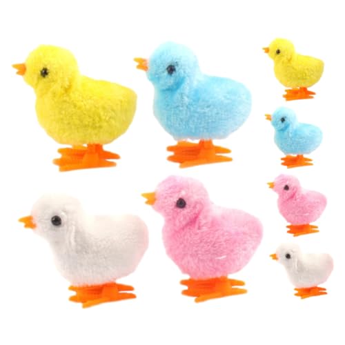 VILLFUL 8 Stück Teiliges Aufziehspielzeug Hüpfendes Küken Wind Up Mechanismus Kompaktes Hühnerspielzeug für Haustiere und Kleinkinder als Ostergeschenk und Partyspaß VILLFUL 8 Stück Teiliges Aufziehspielzeug Hüpfendes Küken Wind Up Mechanismus Kompaktes Hühnerspielzeug für Haustiere und Kleinkinder als Ostergeschenk und Partyspaß von VILLFUL