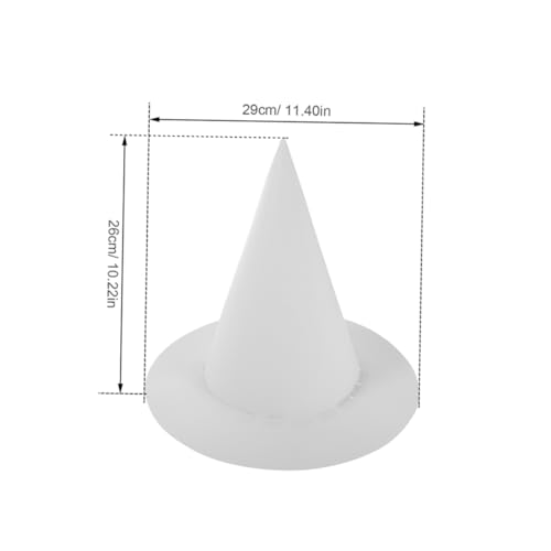 VILLFUL 8 Stück Teiliges DIY Hexenhut Bastelset Weiß für Unfertige Papierhüte zum Bemalen und Gestalten Kreative Halloween Kopfbedeckung für Party Klassenzimmer und Familienspaß VILLFUL 8 Stück Teiliges DIY Hexenhut Bastelset Weiß für Unfertige Papierhüte zum Bemalen und Gestalten Kreative Halloween Kopfbedeckung für Party Klassenzimmer und Familienspaß von VILLFUL