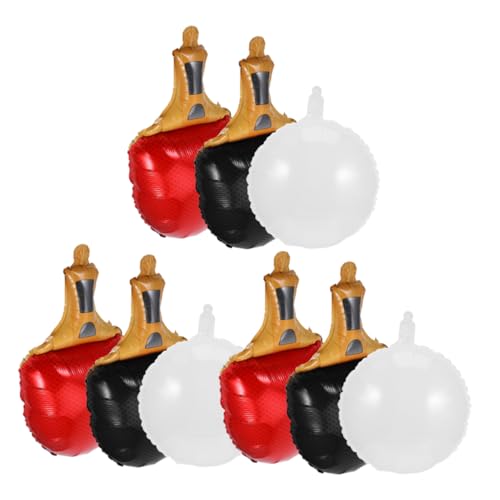 VILLFUL 9 Stück Teiliges Tischtennis Luftballons mit Tennisschläger Wiederverwendbare Folienballons in Rot und Schwarz Langlebige Sport Dekoration für Geburtstagsfeiern Karneval und Indoor VILLFUL 9 Stück Teiliges Tischtennis Luftballons mit Tennisschläger Wiederverwendbare Folienballons in Rot und Schwarz Langlebige Sport Dekoration für Geburtstagsfeiern Karneval und Indoor von VILLFUL