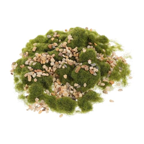 VILLFUL DIY Mikro Landschaft Modellbau mit Künstlichem Static Grass und Steinchen Grasmaterial und Kies für Terrarien Pflanzendekoration Diorama und Miniatur Sandtafeln von VILLFUL