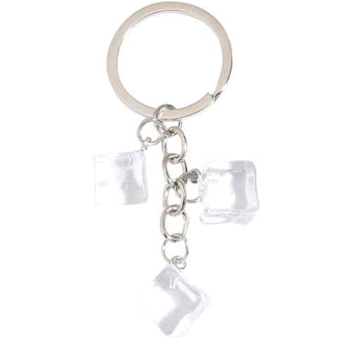 VILLFUL Eiswürfel Schlüsselanhänger aus Harz Lustiger Transparenter Schlüsselring für Taschen Kreatives für Freunde und Familie DIY Dekoration für VILLFUL Eiswürfel Schlüsselanhänger aus Harz Lustiger Transparenter Schlüsselring für Taschen Kreatives für Freunde und Familie DIY Dekoration für von VILLFUL