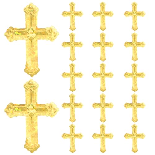VILLFUL Goldene Kreuz-konfetti Streudeko für Taufe Kommunion Hochzeit Tischdeko Fein Geschnitten Vielseitig Einsetzbar für Festliche Anlässe Wie Geburtstag Valentinstag von VILLFUL