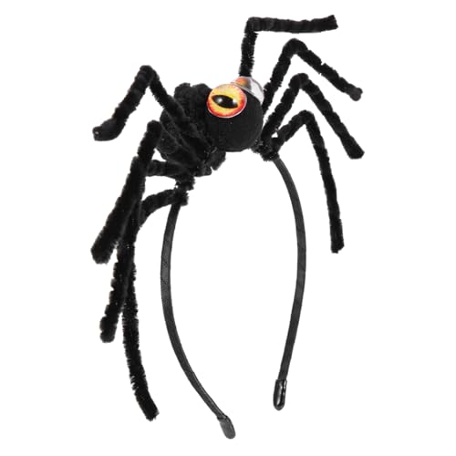 VILLFUL Halloween Spider Haarreif Orange Kreativer Spinnen Kopfschmuck für Karneval Fasching Cosplay und Party Dekoration von VILLFUL