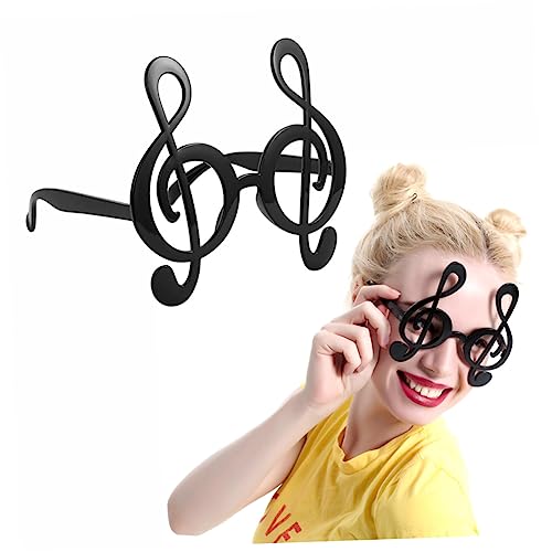 VILLFUL Lustige Notenbrille Schwarz Kreative Musikfestival Partybrille für Konzert Kostüm Erwachsene VILLFUL Lustige Notenbrille Schwarz Kreative Musikfestival Partybrille für Konzert Kostüm Erwachsene von VILLFUL