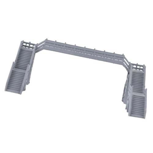 VILLFUL Modelleisenbahn Gebäudedekoration, Künstliche Fußgängerbrücke, Kunststoff Fußgängerbrückenmodell, DIY Fußgängerbrückenmodell, Gebäudemodell, Fußgängerbrückenmodell Zur Dekoration, VILLFUL Modelleisenbahn Gebäudedekoration, Künstliche Fußgängerbrücke, Kunststoff Fußgängerbrückenmodell, DIY Fußgängerbrückenmodell, Gebäudemodell, Fußgängerbrückenmodell Zur Dekoration, von VILLFUL