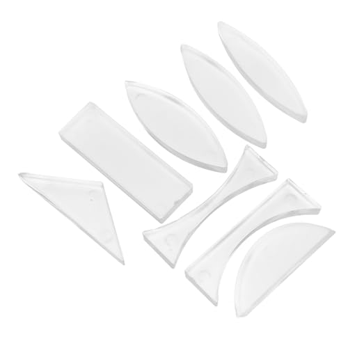 VILLFUL Optisches Physik Kit Acryl Linsen mit Konvexen und Konkaven Linsen für Geometrische Optik Experimente Robustes Wiederverwendbares Lehrmaterial für Schule und Labor von VILLFUL