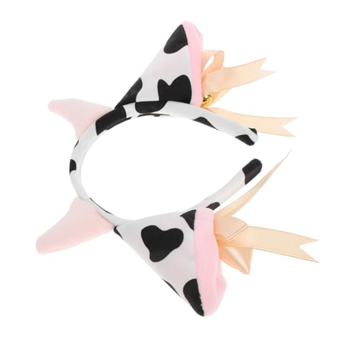 VILLFUL Plüsch Kuh Ohr Haarreif mit Glocken Weiches Tierhaarreif Stirnband Kuscheliger Kuhkopf Haarreifen für Karneval Halloween Geburtstag Party Cosplay Kostüm Zubehör VILLFUL Plüsch Kuh Ohr Haarreif mit Glocken Weiches Tierhaarreif Stirnband Kuscheliger Kuhkopf Haarreifen für Karneval Halloween Geburtstag Party Cosplay Kostüm Zubehör von VILLFUL
