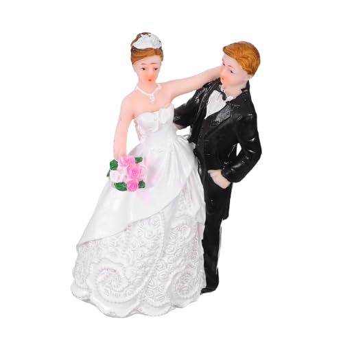 VILLFUL Resin Hochzeitspaar Figurine Cake Topper Langlebige Braut Bräutigam Statue Stilvolle Hochzeitstorten Dekoration für Jubiläen Verlobungen Brautpartys Romantisches Hochzeitsgeschenk VILLFUL Resin Hochzeitspaar Figurine Cake Topper Langlebige Braut Bräutigam Statue Stilvolle Hochzeitstorten Dekoration für Jubiläen Verlobungen Brautpartys Romantisches Hochzeitsgeschenk von VILLFUL