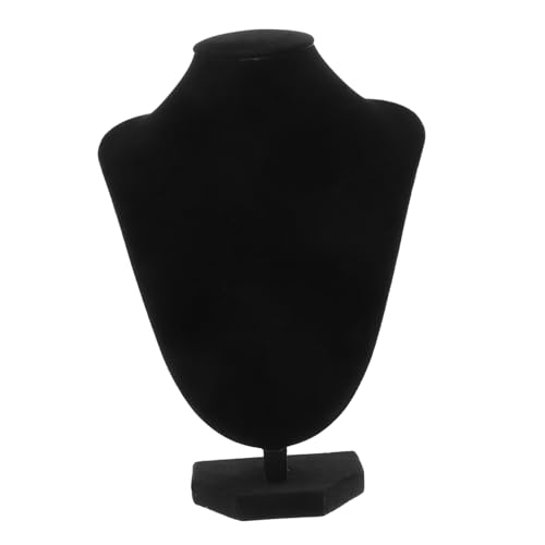 VILLFUL Eleganter V-förmiger Halskettenständer Schmuck-organizer Aus Samt Mit Hand Zur Präsentation von VILLFUL