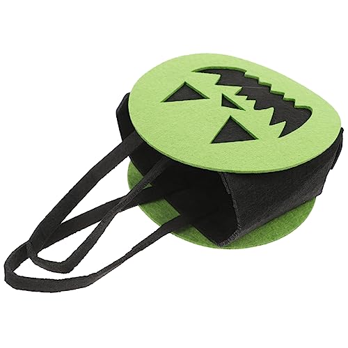 VILLFUL Süßigkeitentüte Halloween Vliesstoff Verpackungstasche Für Party Geschenktüten Mit Cartoon-teufelsmuster Platz Für Süßigkeiten Und Snacks von VILLFUL