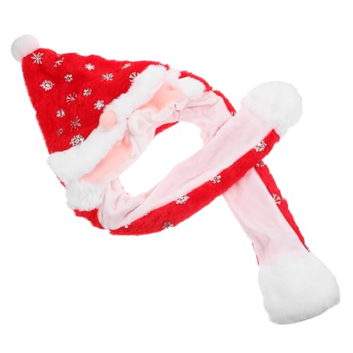 VILLFUL Weihnachtsmann Elch Kopfbedeckung Mit Beweglichen Ohren, Urlaubsparty, Bühnenauftritt, Foto Requisiten, Plüsch Kappe Mit Beweglichen Ohren, Beweglicher Hut, Warmhaltender Hut, VILLFUL Weihnachtsmann Elch Kopfbedeckung Mit Beweglichen Ohren, Urlaubsparty, Bühnenauftritt, Foto Requisiten, Plüsch Kappe Mit Beweglichen Ohren, Beweglicher Hut, Warmhaltender Hut, von VILLFUL