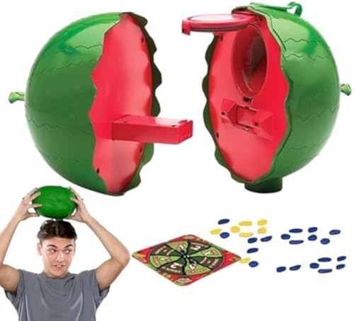 VIMAZ Lustiges Wassermelonen Spielzeug, Familientreffen Und Interaktives Partyspiel für die Hand-Auge-Koordination inklusive Partyzubehör und ansprechendem Spielzeug VIMAZ Lustiges Wassermelonen Spielzeug, Familientreffen Und Interaktives Partyspiel für die Hand-Auge-Koordination inklusive Partyzubehör und ansprechendem Spielzeug von VIMAZ