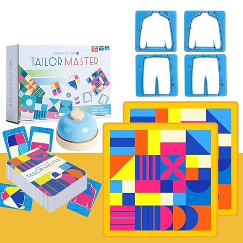 VIMAZ Tailor Master Matching-Spiel, Tailor Master Brettspiel - Denk- und Konzentrationstrainingsspielzeug, Kinderpuzzle, Doppelbattle-Tischspiel Interaktive Zuordnungsspiele Für Kinder (primär) von VIMAZ