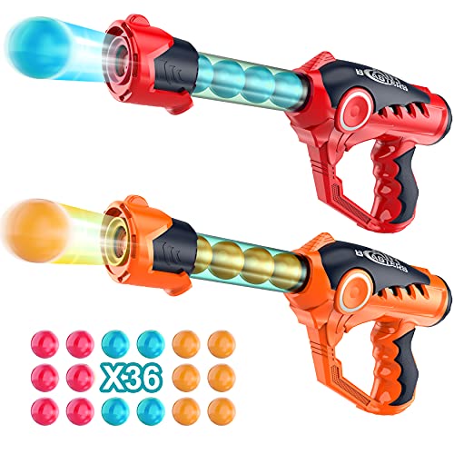 Schießen Spiel Spielzeug für Jungen und Mädchen im Alter von 6, 7, 8, 9, 10+ Jahren, Indoor Outdoor Spielzeug Popper Luftspielzeug Pistolen mit 36 Schaumstoffkugeln, kompatibel mit Nerf Ziel Schießen Spiel Spielzeug für Jungen und Mädchen im Alter von 6, 7, 8, 9, 10+ Jahren, Indoor Outdoor Spielzeug Popper Luftspielzeug Pistolen mit 36 Schaumstoffkugeln, kompatibel mit Nerf Ziel von VINTOP