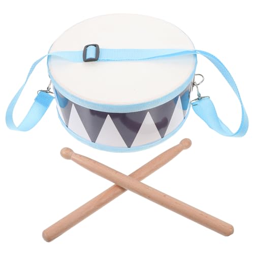 VINTORKY 1 Satz Doppel Snaredrum für Percussion Instrument mit Drumsticks und Tragegurt Musikspielzeug für Jungen und Mädchen Musikalität und Koordination von VINTORKY