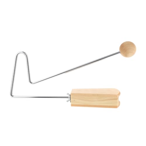 VINTORKY 1 Stück Holz Percussion Instrument für Tremolo Holzfarbe Fördert Kreativität und Musikalität für Vorschulkinder und Musikspielzeug für Ganze Familie von VINTORKY