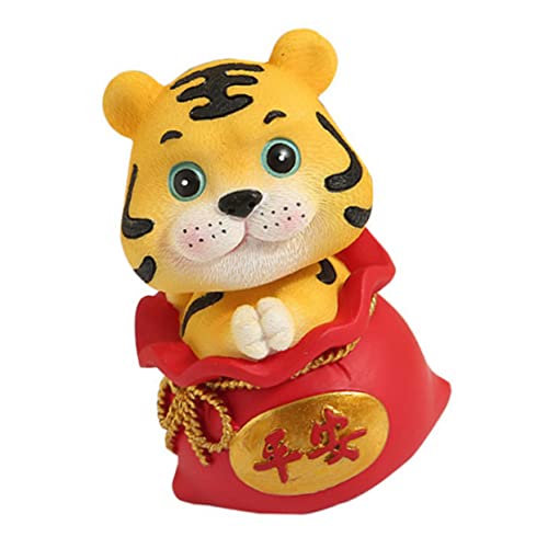 VINTORKY 1 Stück Jahr des Tigers Wackelkopfverzierung Dekorationen Tiger Figur Miniatur Dekorativ Spielzeugtiger Ornamente Tierdekoration Neuartige Tierverzierung Bastelset Harz Rot VINTORKY 1 Stück Jahr des Tigers Wackelkopfverzierung Dekorationen Tiger Figur Miniatur Dekorativ Spielzeugtiger Ornamente Tierdekoration Neuartige Tierverzierung Bastelset Harz Rot von VINTORKY