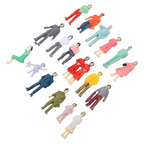 VINTORKY 100 Stück Teiliges Miniatur Menschen Modell Bunte Figuren für Architektur Sandtisch Lebendige Miniatur Dekoration Vielseitig Verwendbar für Diorama Modellbau und VINTORKY 100 Stück Teiliges Miniatur Menschen Modell Bunte Figuren für Architektur Sandtisch Lebendige Miniatur Dekoration Vielseitig Verwendbar für Diorama Modellbau und von VINTORKY