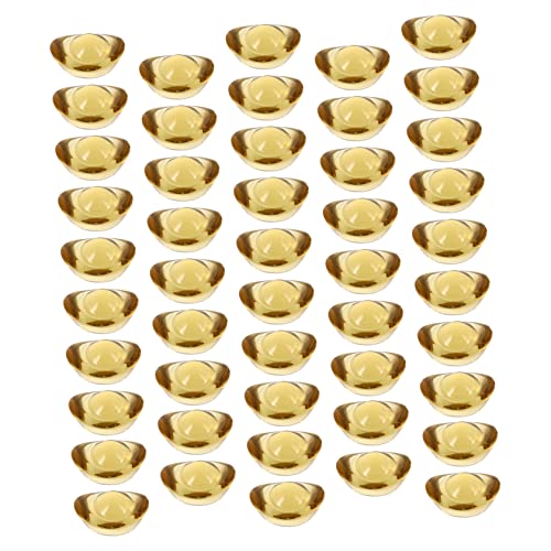VINTORKY 100st Ornament Barren Dekoration Website Solar-gartenleuchten Tierkreis Quaste Dekorativer Kleiner Weihnachtsdekorationen Aquariumdekorationen Golden Zitrin von VINTORKY