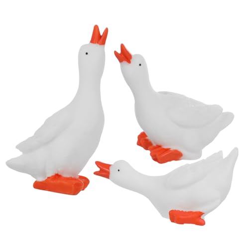 VINTORKY 12St Harz große weiße Gans für tortendeko Einschulung hühner gieskanne kinderspielzeug Mini-Fischfiguren Gänsespiel Gans Miniatur-Gans-Dekoration VINTORKY 12St Harz große weiße Gans für tortendeko Einschulung hühner gieskanne kinderspielzeug Mini-Fischfiguren Gänsespiel Gans Miniatur-Gans-Dekoration von VINTORKY