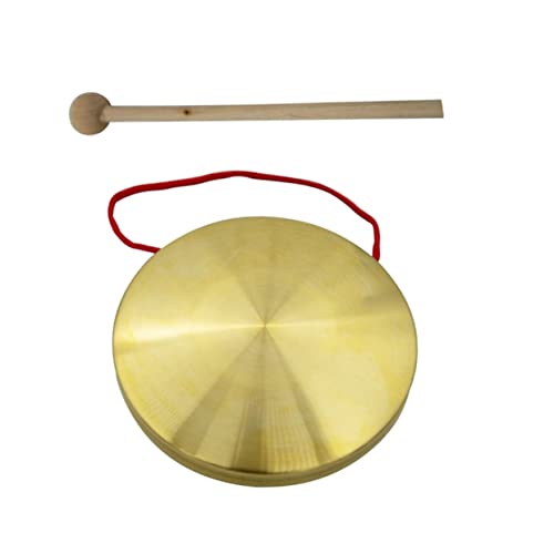 VINTORKY 1Satz Chinesisches Percussion Instrument Kupfer Gong Mit Robustes Für Kindergartenaufführungen Und Musikalische Aktivitäten Langlebig Und Platzsparend VINTORKY 1Satz Chinesisches Percussion Instrument Kupfer Gong Mit Robustes Für Kindergartenaufführungen Und Musikalische Aktivitäten Langlebig Und Platzsparend von VINTORKY