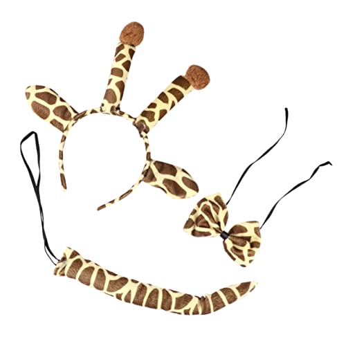 VINTORKY 1Satz Dekorativen Giraffen Kostümen für Teiliges Set mit Stirnband und Fliege für Cosplay Karneval und Geburtstagsfeiern Langlebig und Angenehm zu Tragen VINTORKY 1Satz Dekorativen Giraffen Kostümen für Teiliges Set mit Stirnband und Fliege für Cosplay Karneval und Geburtstagsfeiern Langlebig und Angenehm zu Tragen von VINTORKY