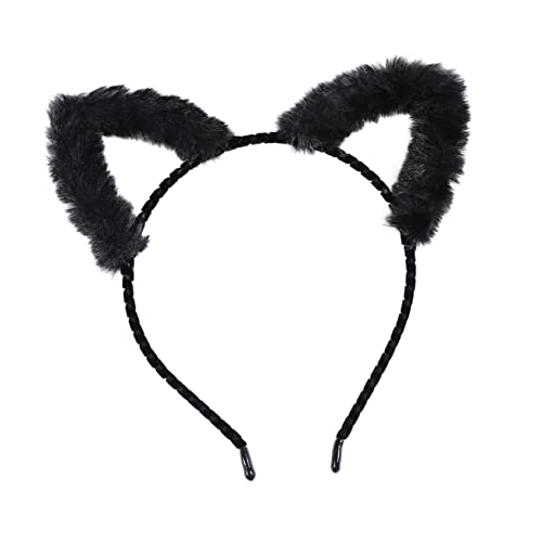 VINTORKY 1Stück Plüsch Katzenohren Haarreif Niedliches Headdress für Cosplay Partys und Festivals Hochwertiges Material Leicht und Bequem Einzigartiges Design für Spaß und Fotos von VINTORKY
