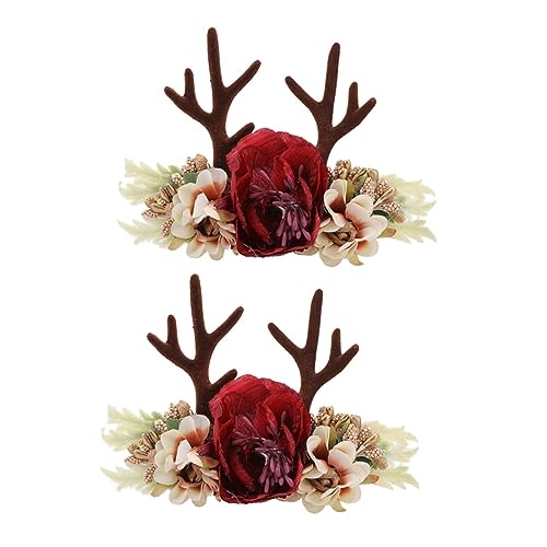 VINTORKY 2 Stück Haarschmuck Dekorative Haarbänder für Kleinkinder Blumen Stirnbänder als Festival Weich und Bequem für Fotos und Anlässe VINTORKY 2 Stück Haarschmuck Dekorative Haarbänder für Kleinkinder Blumen Stirnbänder als Festival Weich und Bequem für Fotos und Anlässe von VINTORKY