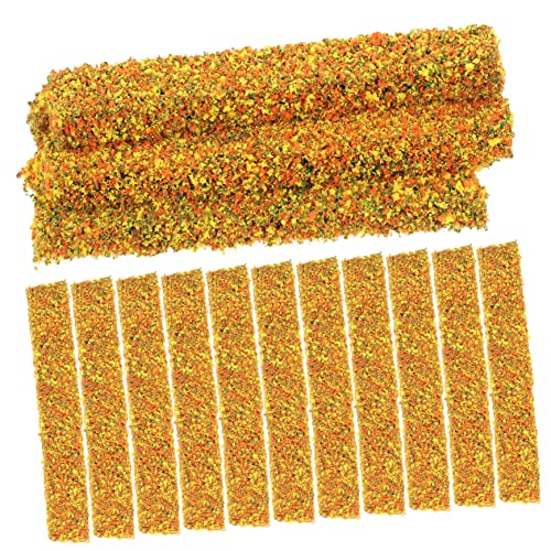 VINTORKY Teppiche 20St Simulierte Mini-Blumenbüsche Mikrolandschaftsornament Miniatur Anlage gefälschte Pflanze Zug Modellierung von Kunstrasen gefälschter Pflanzenstrauch künstlich von VINTORKY