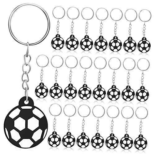 VINTORKY 24Stücke Fußball Schlüsselanhänger mit Kreativem Fußball Anhänger Sport Party Mitgebsel Geschenkideen für Fußballfans für Karneval und Events VINTORKY 24Stücke Fußball Schlüsselanhänger mit Kreativem Fußball Anhänger Sport Party Mitgebsel Geschenkideen für Fußballfans für Karneval und Events von VINTORKY