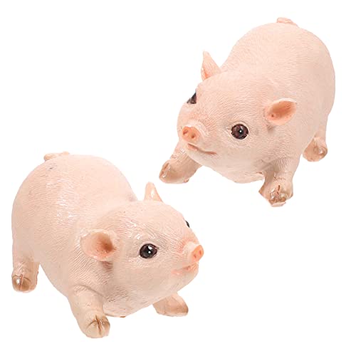 VINTORKY 2Stücke Kleine Schweinestatue Realistische Schweinemodelle Hochwertigem Resin Dekorative Ferkel Figuren für Tischdekoration und für VINTORKY 2Stücke Kleine Schweinestatue Realistische Schweinemodelle Hochwertigem Resin Dekorative Ferkel Figuren für Tischdekoration und für von VINTORKY