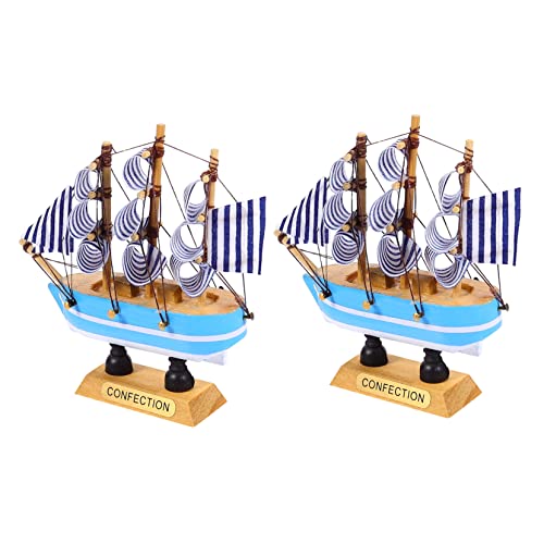 VINTORKY 2Stücke Kreative Segelschiff Kuchen Toppers Exquisite Tortendeko Für Graduation Party Und Kindergeburtstag Dekoration Für Einzigartige Kuchenanlässe von VINTORKY